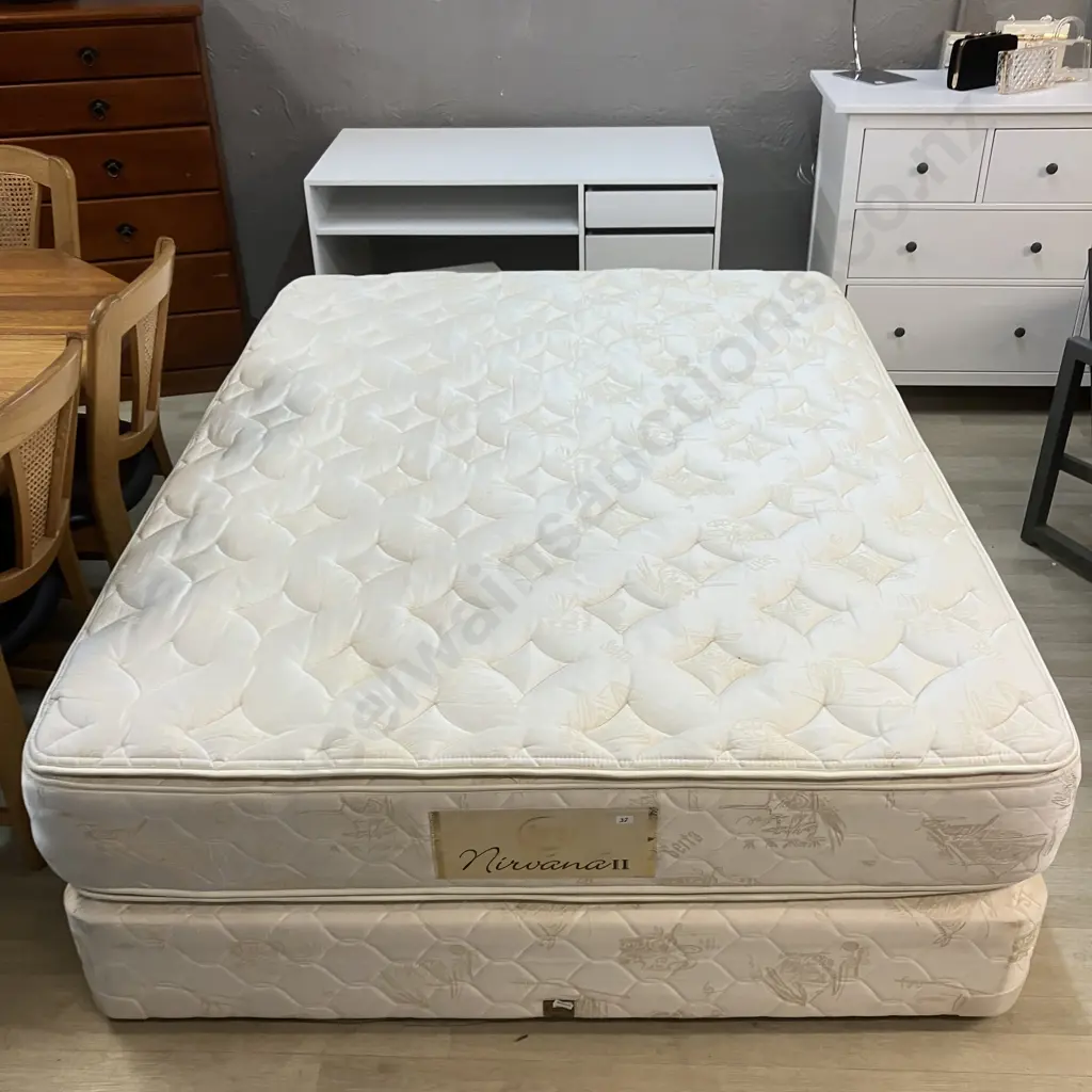 Serta Perfect Sleeper Nirvana Firm Pillow Top Queen Mattress & Base Image 1++