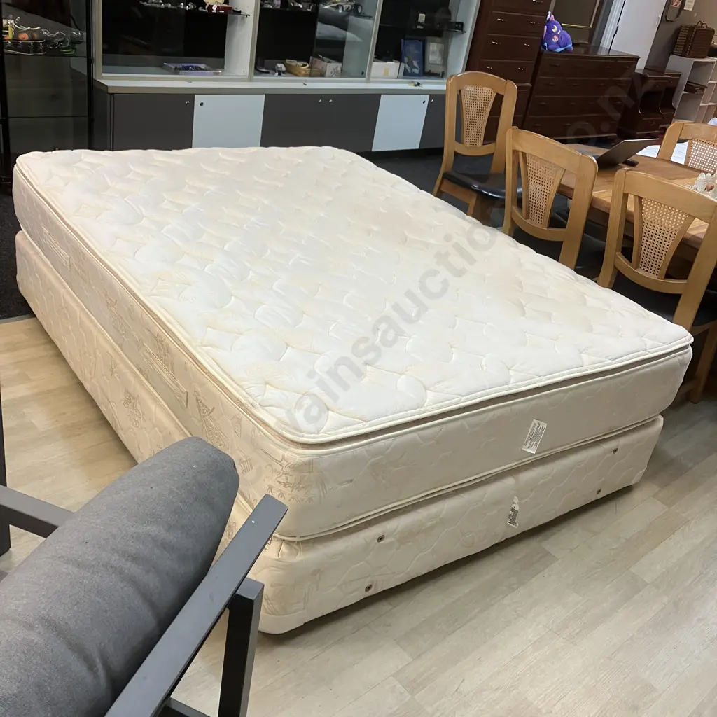 Serta Perfect Sleeper Nirvana Firm Pillow Top Queen Mattress & Base Image 1++