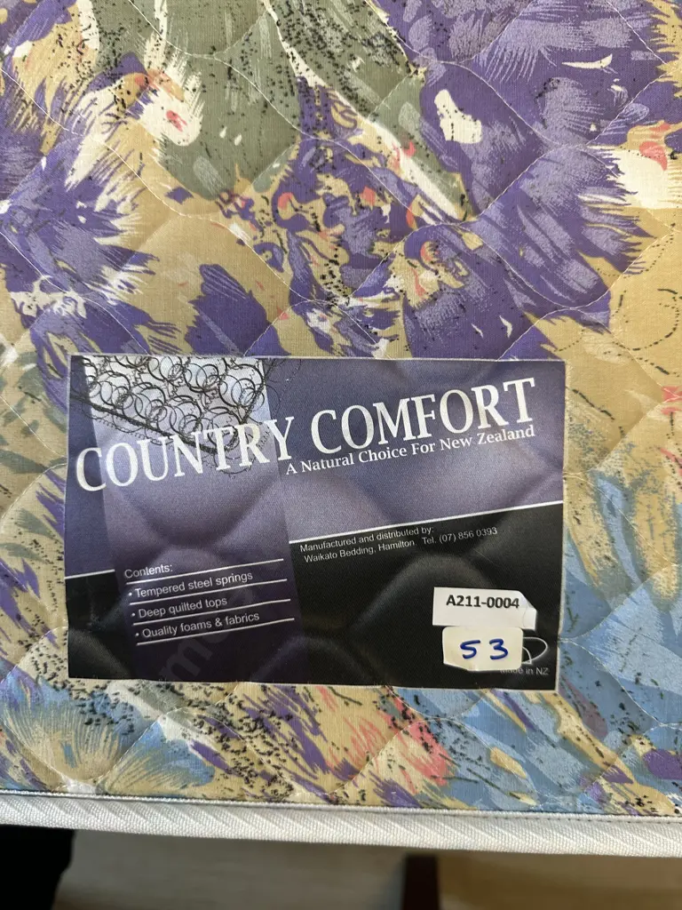 Country Comfort King Single Mattress & Base Image 1++