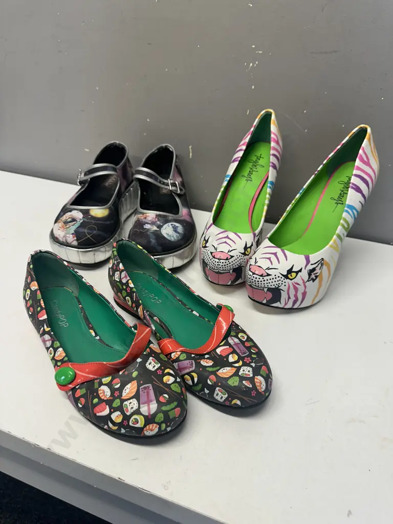 Selection of Ladies Shoes Including Hot Chocolate Design, Candy Pop & Taylor Days Image 1++