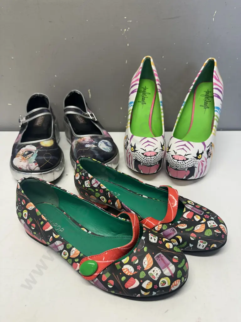 Selection of Ladies Shoes Including Hot Chocolate Design, Candy Pop & Taylor Days Image 1++