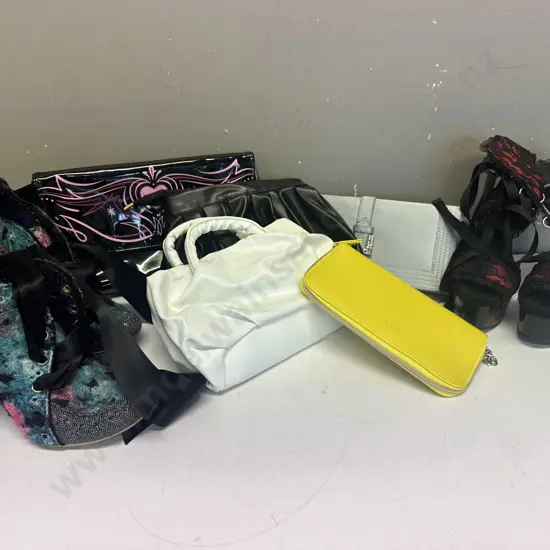 Selection of Clutch Purses Including Sour Puss & Shoes