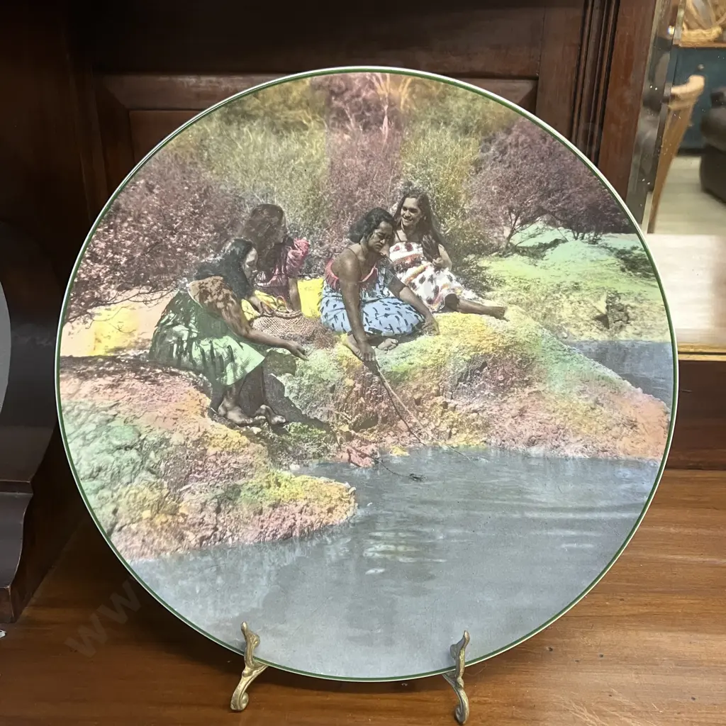 Royal Doulton Seriesware Plate Maori Women D6305 Image 1++