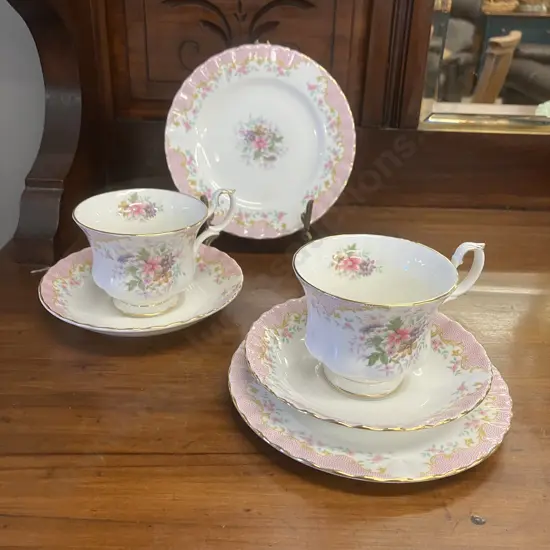 Royal Albert Serenity Trios x 2
