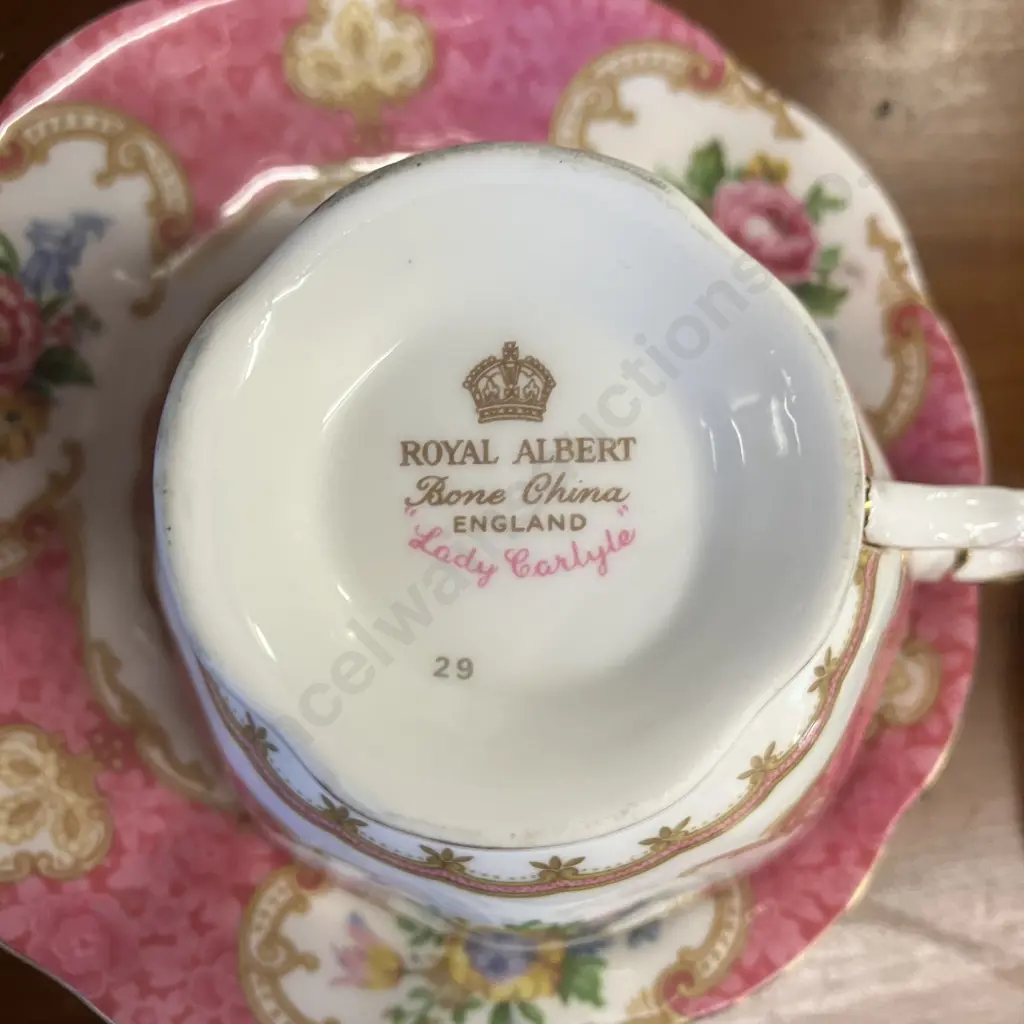 Royal Albert Lady Carlyle Trios x 2 Image 1++