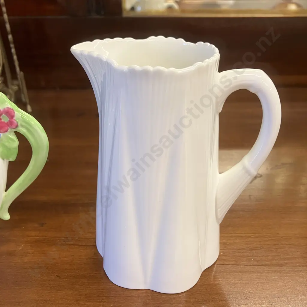 Vintage Shelley Dainty Floral Handle Creamer & Open Sugar Bowl, Late Foley Shelly Dainty Jug #Rd272101 Image 1++