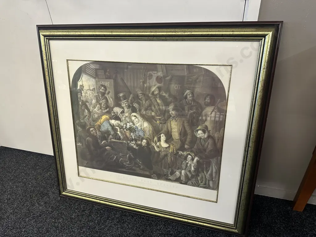 "A Primrose From England" Large Framed Reproduction Print 99/150 Limited Edition, 92 x 103cm Framed Image 1++