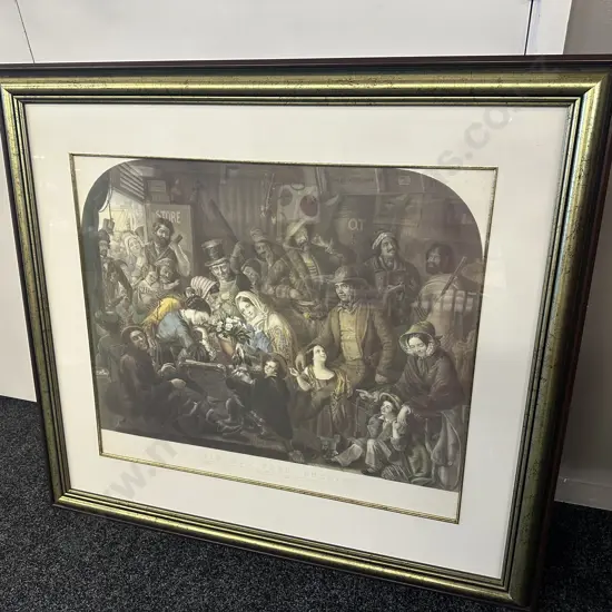 "A Primrose From England" Large Framed Reproduction Print 99/150 Limited Edition, 92 x 103cm Framed