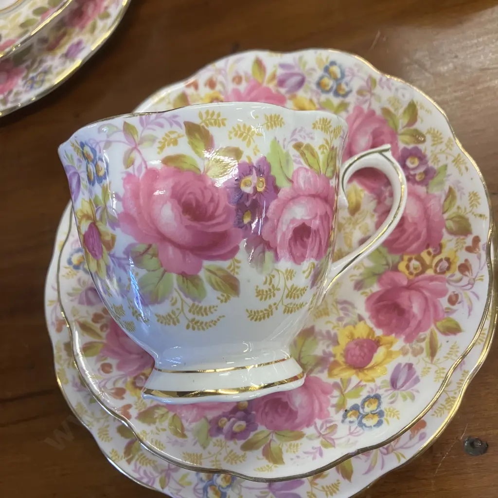 Royal Albert Serena Trios x 3 Image 1++