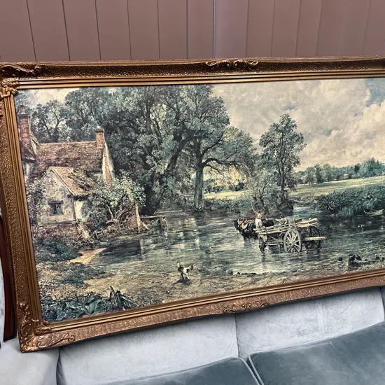 John Constable 'The Haywain' Ornate Framed Art Print. 71 x 120cm