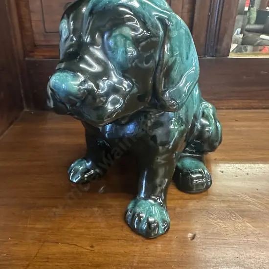 Vintage Blue Mountain Dog H18,W22.5cm.