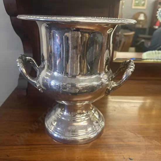 Large Vintage Silver Plated Ice Bucket H25.5cm.
