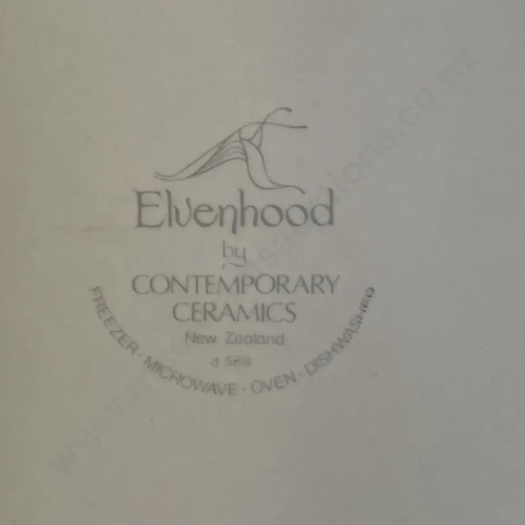 Hard To Find Crown Lynn Contemporary Ceramics 'Elvenhood' Dinnerware - 20 Pieces, 1980s New Zealand Image 1++
