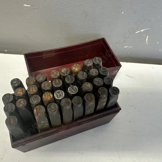 Vintage Letters & Figures Combination Punches - 6mm 1/4"