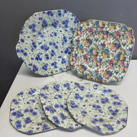 Assorted Floral China Items Includes Lord Nelson Ware & Empire