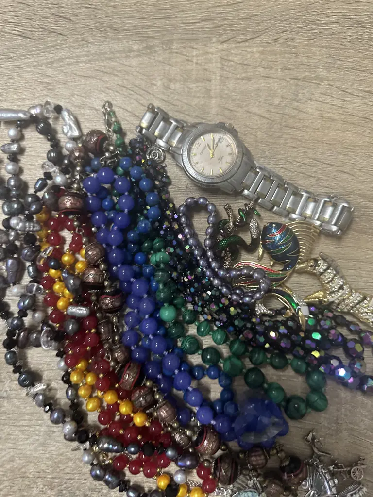 Olympic Mens Watch And Assorted Costume Jewellery Image 1++