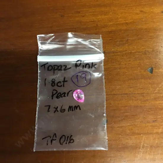 Pear Shaped Topaz 1.8Ct 7x6mm