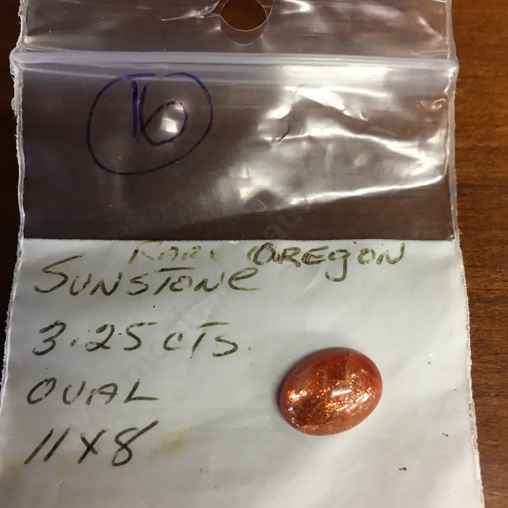 Oval Rare Sunstone Oregon 3.25 Ct 11x8 Image 1++