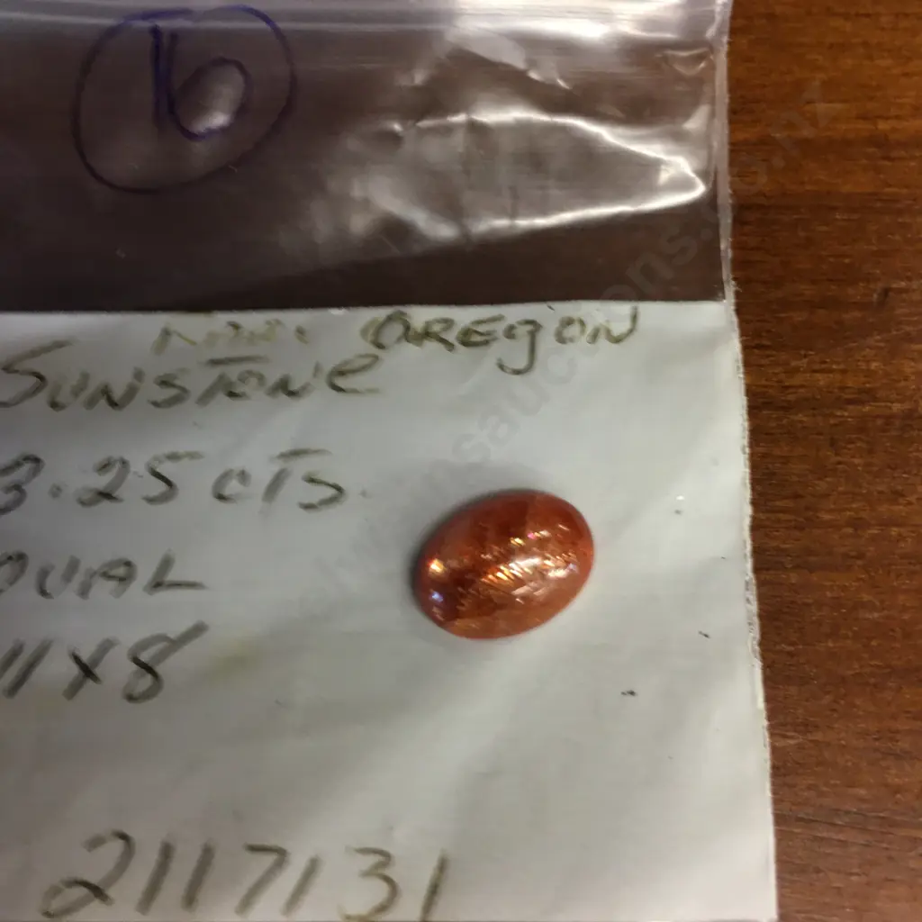 Oval Rare Sunstone Oregon 3.25 Ct 11x8 Image 1++
