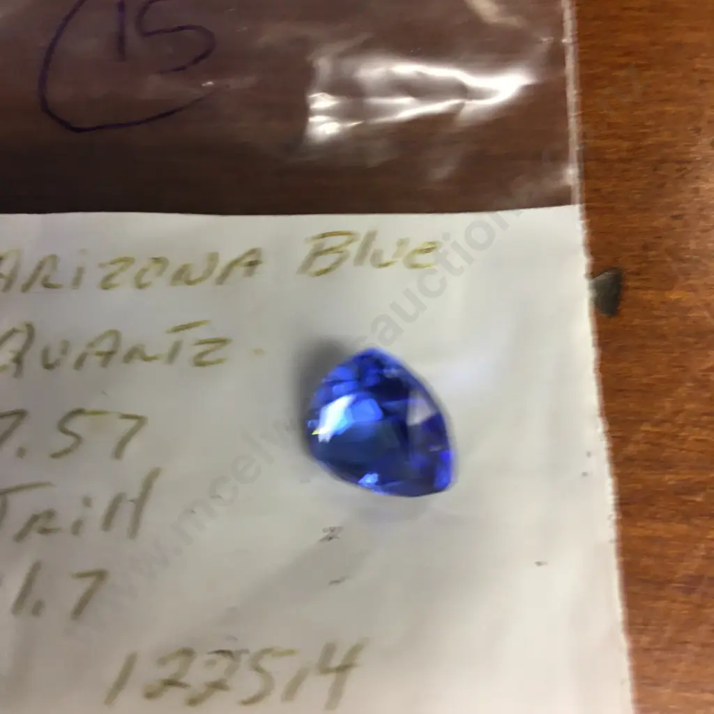 Arizona Blue Quartz 7.57 Trill 11.7 Image 1++