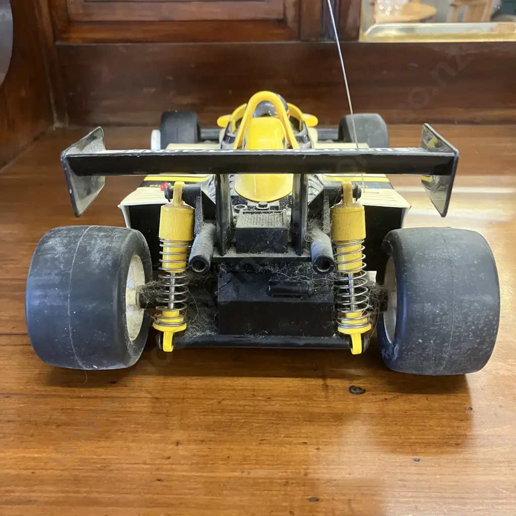 Vintage 80's Taiyo Super Fight F-1 R/C Car With Turbo Controller (40MHz) 1/12 Scale, Tyco Japan Image 1++