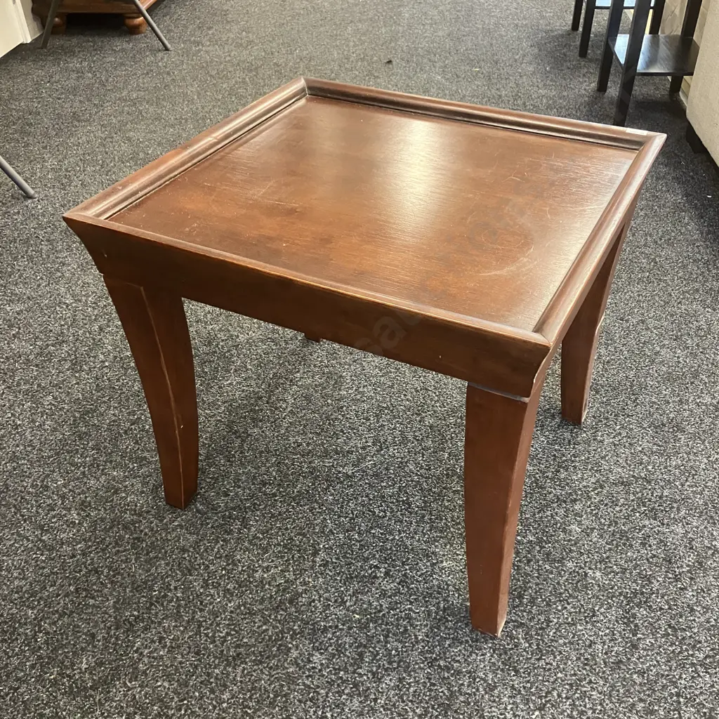 Mahogany Occasional Table. H57 W61 D66cm Image 1++
