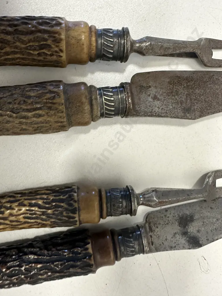Vintage Carving Knives & Forks, Includes Latham & Meston Image 1++