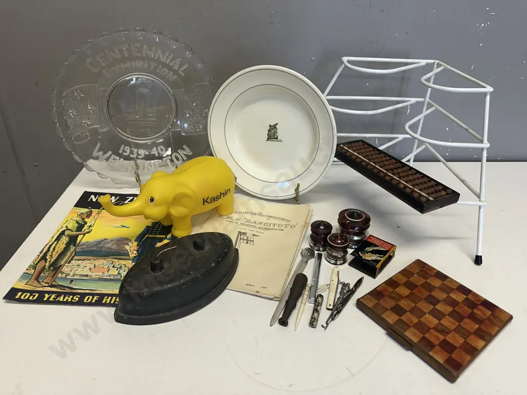 Assorted Vintage Items Including Centennial Exhibition Plate 1939-40 Etc Image 1++