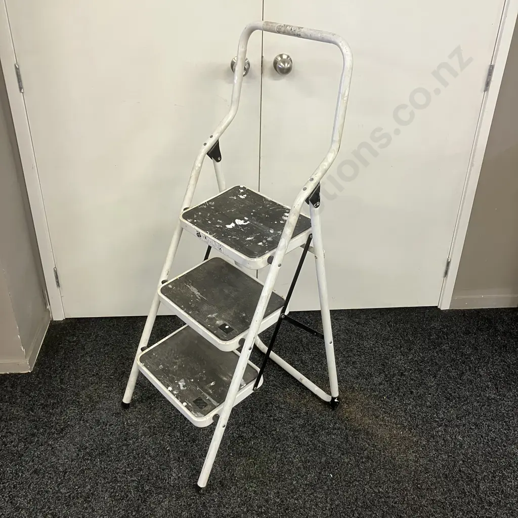3 Step Steel Ladder Image 1++