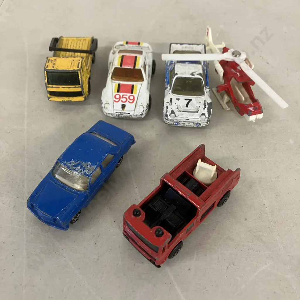 Assorted Toy Cars - Majorette Fiat 127 No 203 With Dog, Corgi, Matchbox, Yatming, Etc & Assorted Planes Image 1++