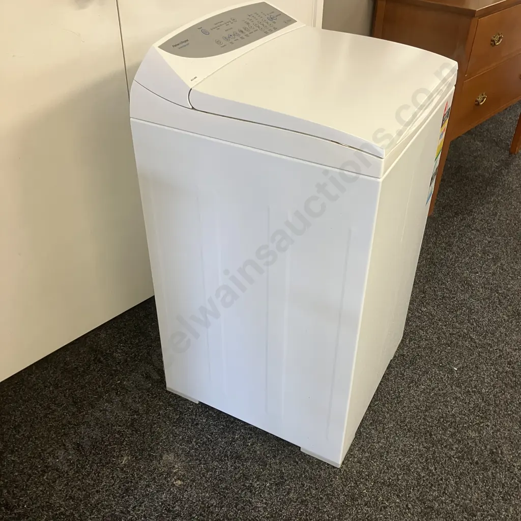 Fisher & Paykel 5.5kg WashSmart Top Load Washing Machine, Model WA55T56GW1, #EHG451980 Image 1++