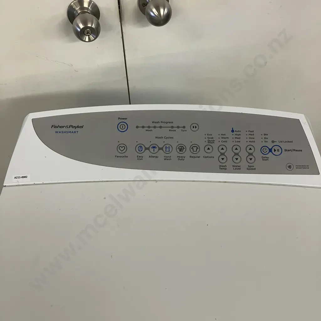 Fisher & Paykel 5.5kg WashSmart Top Load Washing Machine, Model WA55T56GW1, #EHG451980 Image 1++