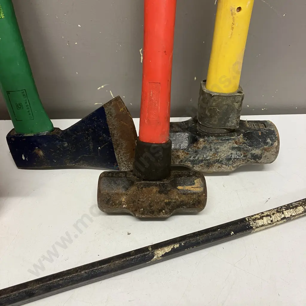 Sledge Hammers, Hatchet, Crow Bar, BAHCO Handsaw Image 1++