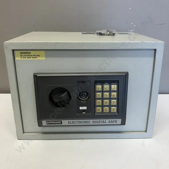 Safeguard Electronic Digital Safe With Keys. H25 W35 D25cm