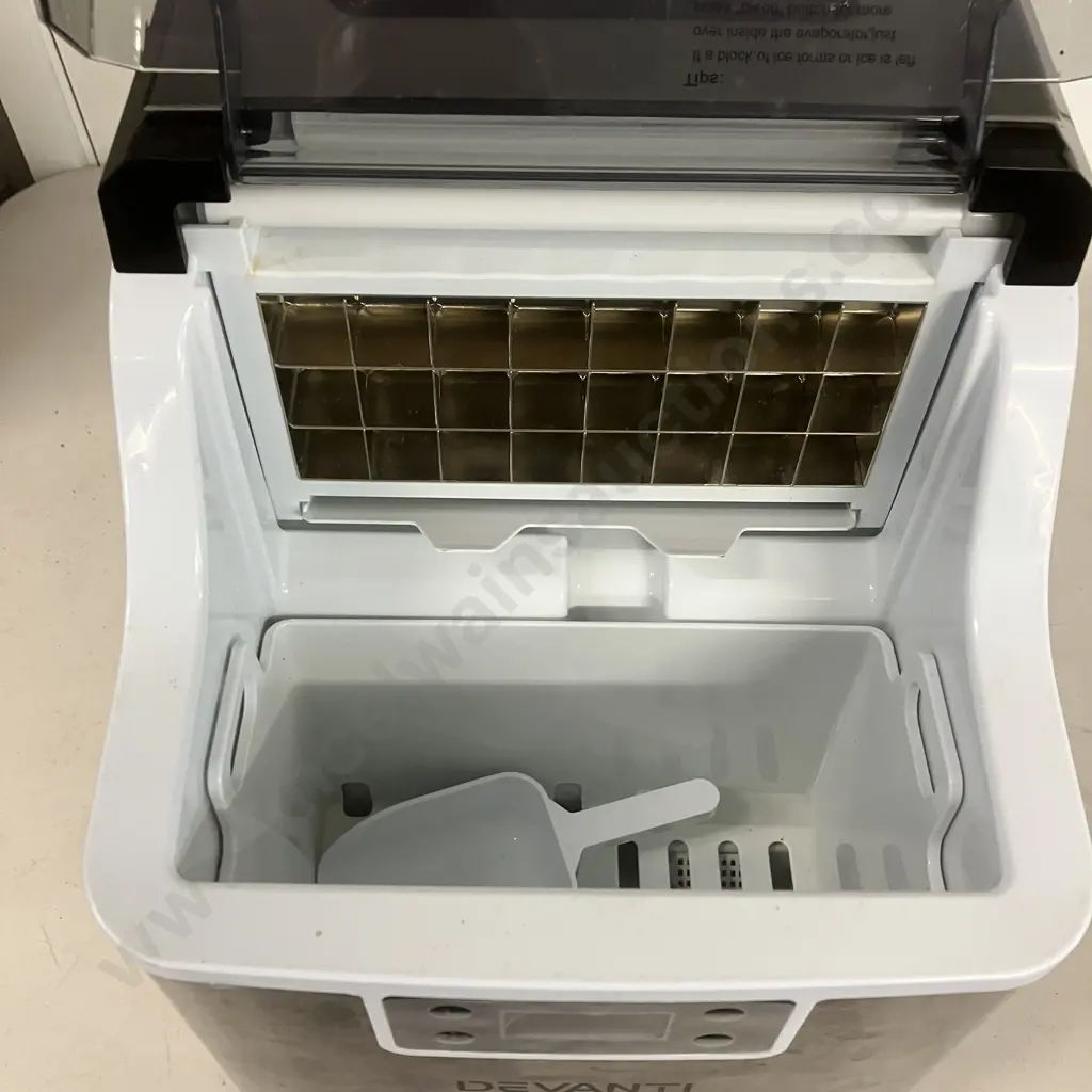 Devanti Ice Maker Machine Commercial Portable Ice Cube Tray Countertop 3.2L - Model HZB-20AF Image 1++
