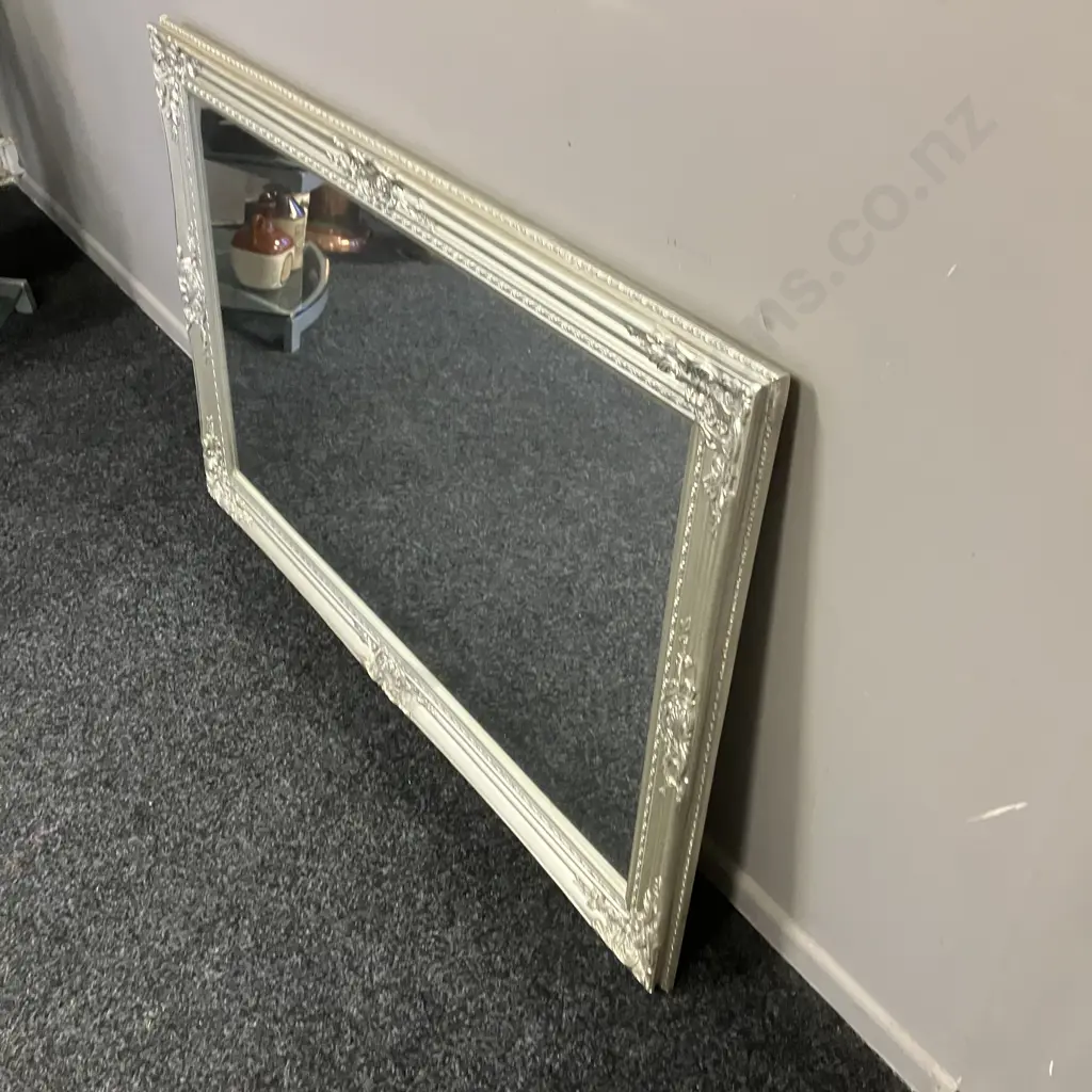 Moda Silver Mirror. 74 x 114cm (As Found) Image 1++