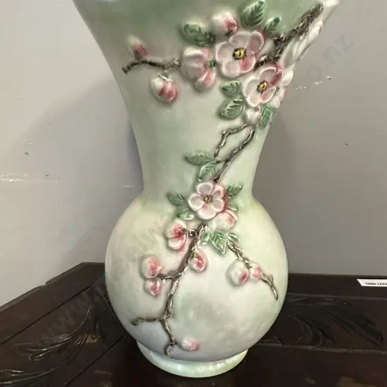 Sylvac Apple Blossom Ceramic Vase H25 (as found condition) 