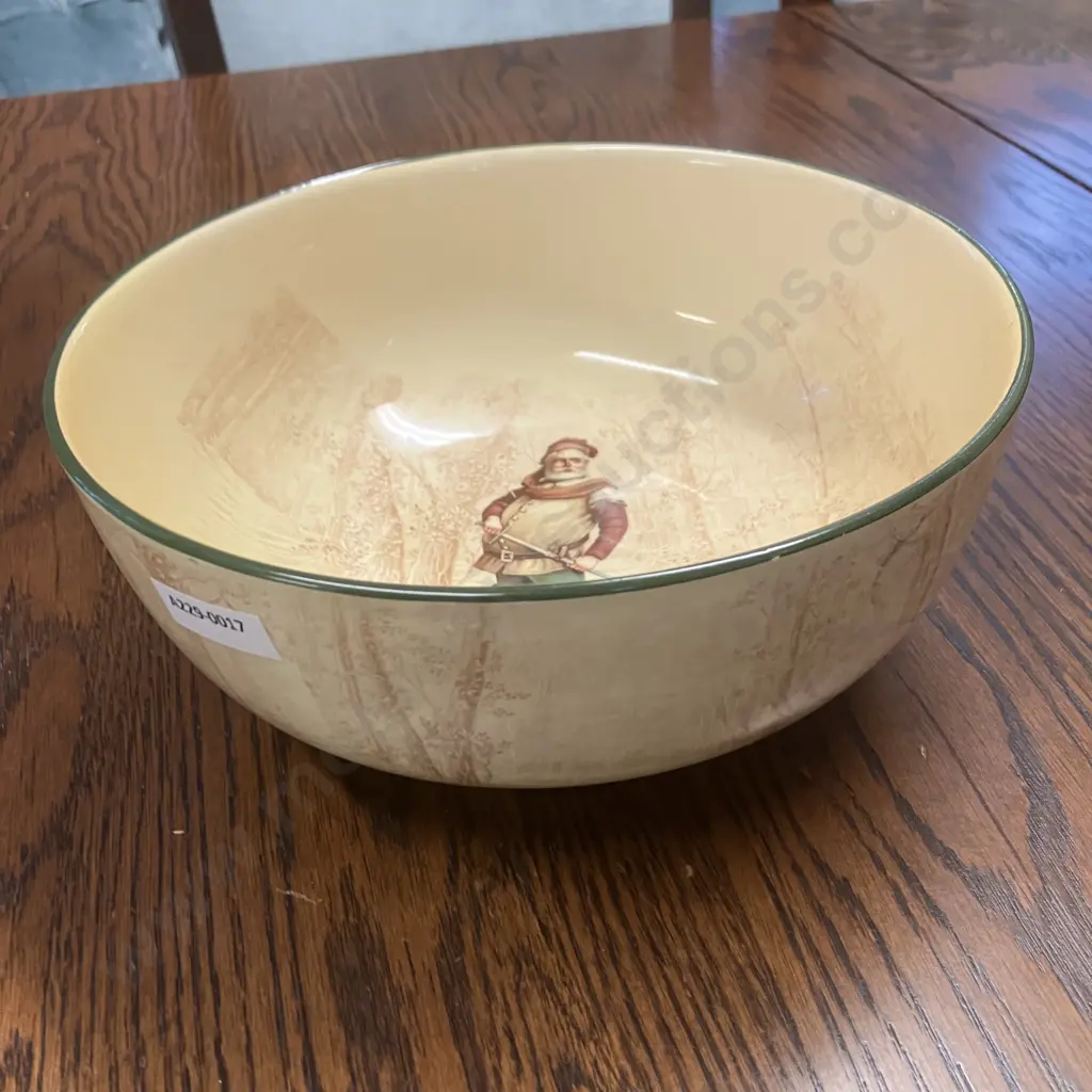Antique Royal Doulton Shakespeare Series Ware "Falstaff" Bowl. Dia 23cm (1912-1928) Image 1++