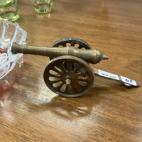 Vintage Brass Cannon