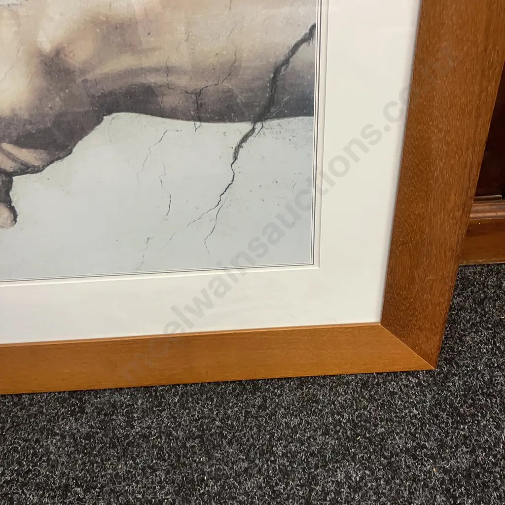 The Creation of Adam by Michelangelo Framed Art Print. 70 x 119cm Image 1++