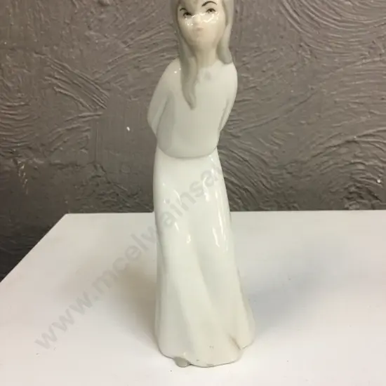 Vintage Miguel Reguena Porcelain Women Figurine H21cm.