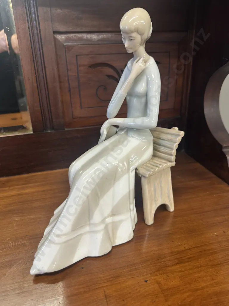Spanish Porcelain Figurine. H26cm Image 1++