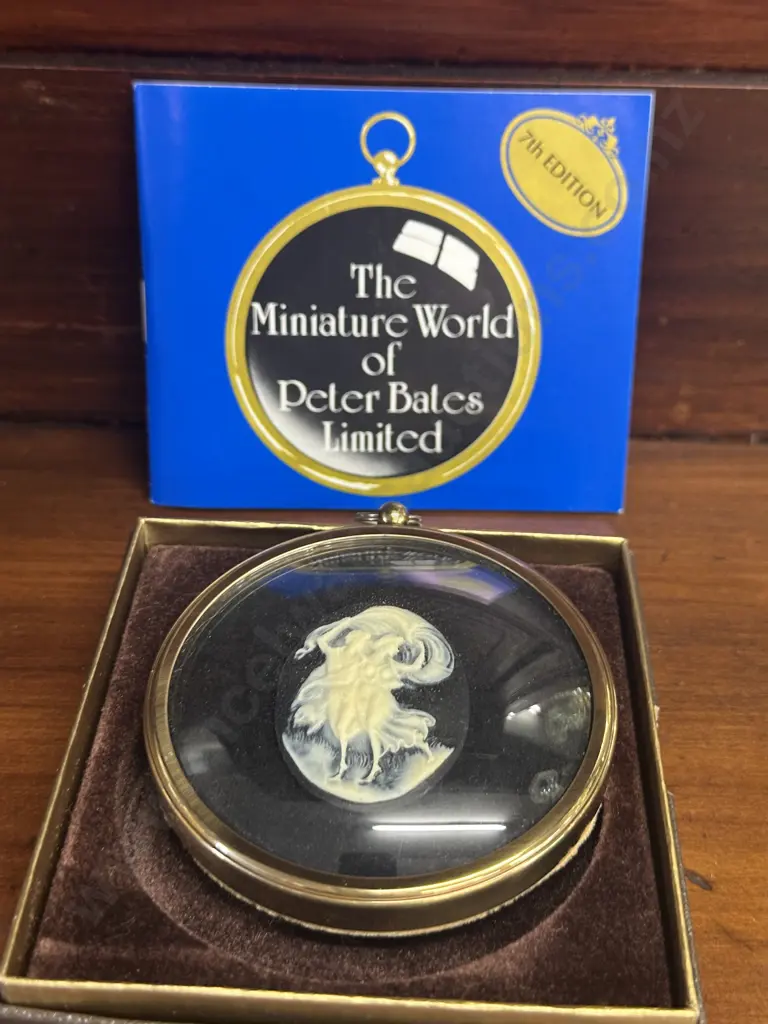 Vintage Peter Bates Miniature Nymphs In Cameo, Boxed Image 1++