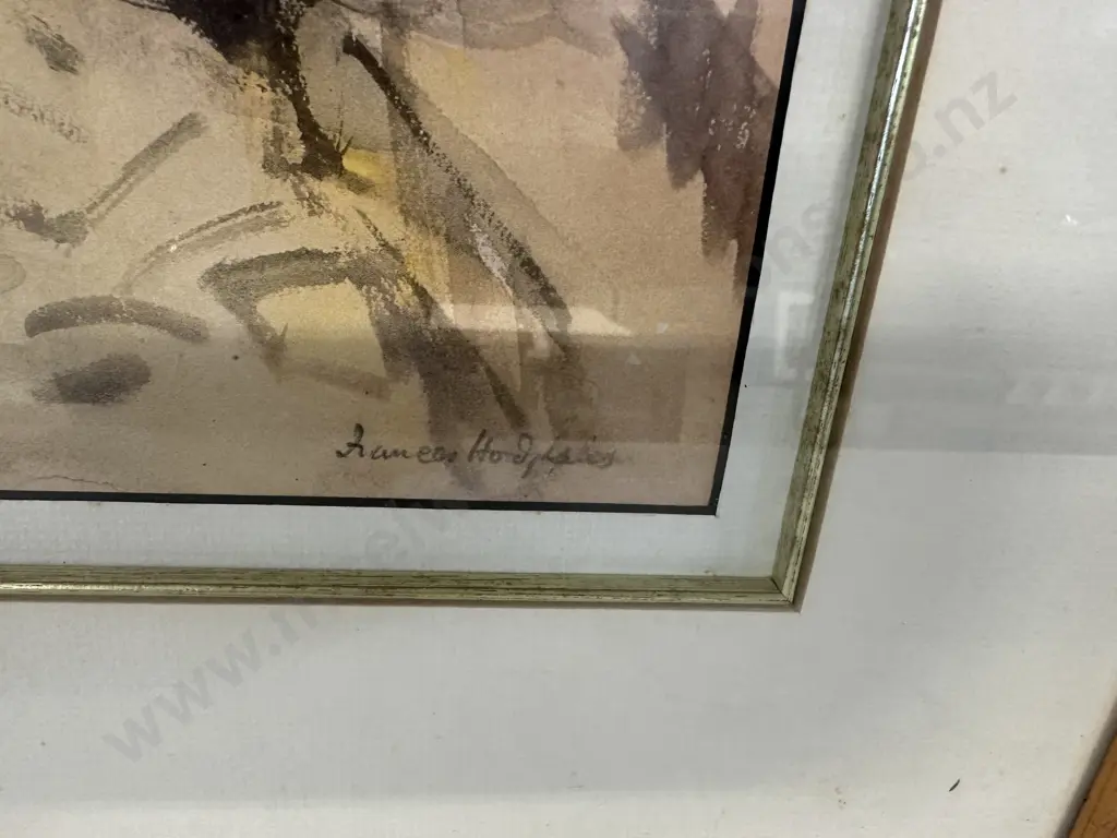 Frances Hodgkins 'Woman In A Breton Market' 1905 Gilt Framed Print H59, W66cm. Image 1++