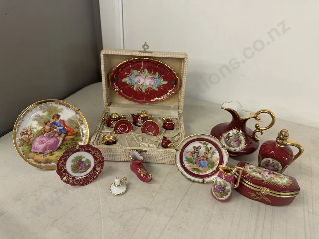 Selection Of Limoges Items Etc Image 1++