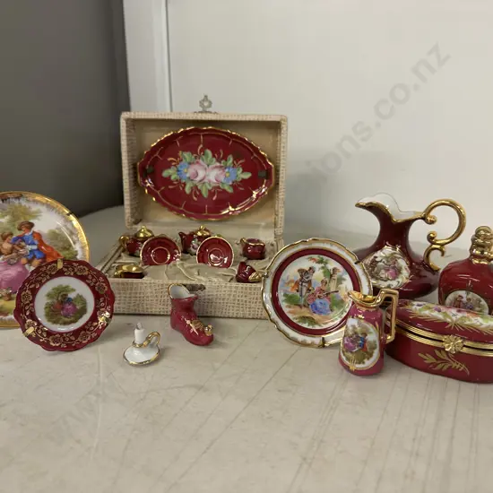 Selection Of Limoges Items Etc