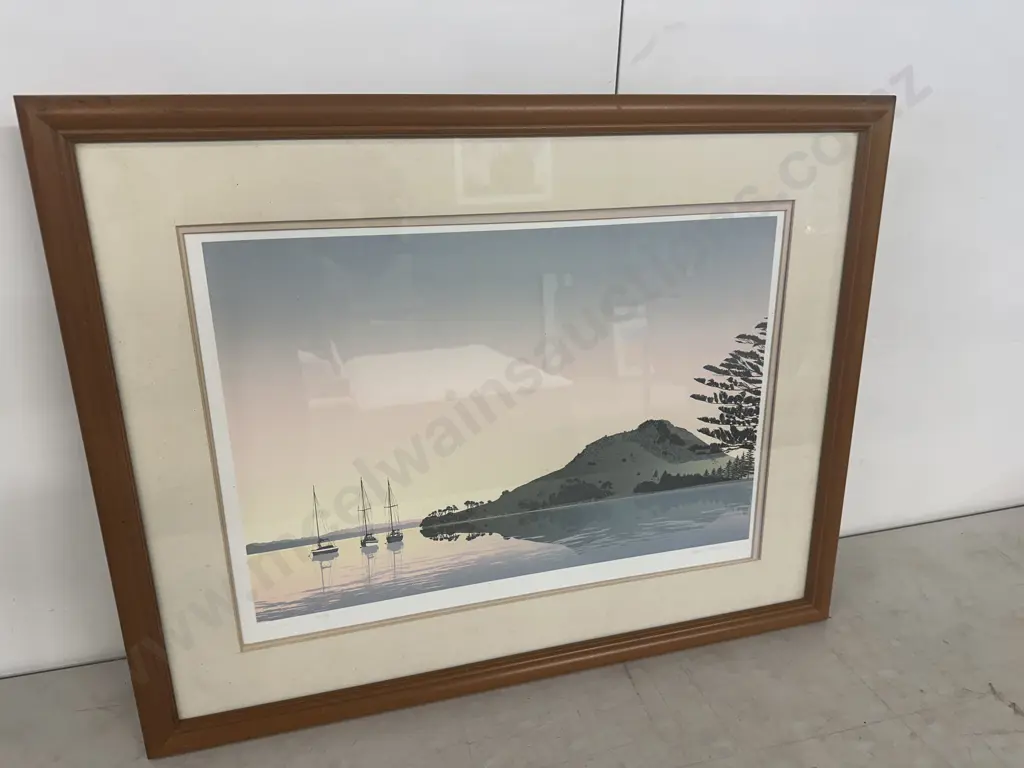 Limited Edition 86/115 Print 'Mount Maunganui' H56,W72cm. Image 1++