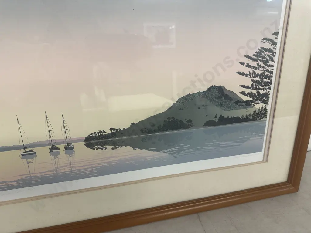 Limited Edition 86/115 Print 'Mount Maunganui' H56,W72cm. Image 1++