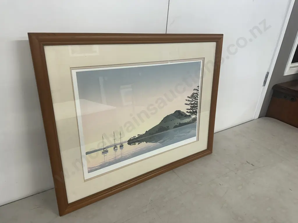 Limited Edition 86/115 Print 'Mount Maunganui' H56,W72cm. Image 1++