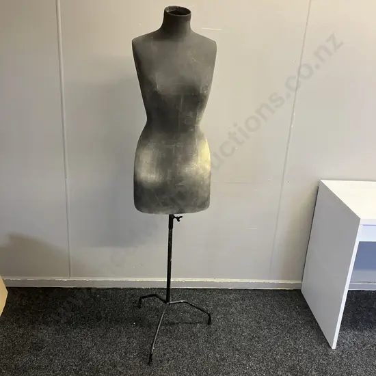 Female Body Form With Black Steel Base. 159cm